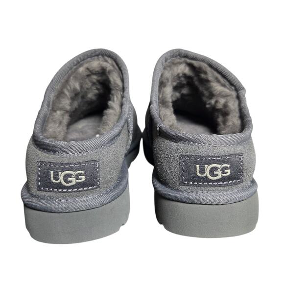 UGG Classic Micro Women’s Suede Sheepskin Slipper Low-Profile Gray Size 7 - Picture 5 of 7